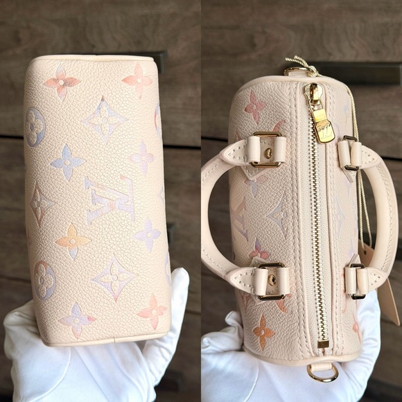 💜Louis Vuitton Limited Edition Momogram  Dream Empriente Nano Speedy Crossbody🩷 - Picture 9 of 15